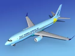 Boeing 737-800 Gulf Shores Charter 3D model