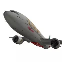 Boeing 777-200F Emirates SkyCargo 3D model