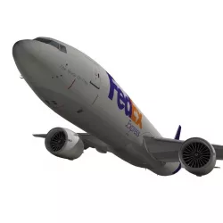 Boeing 777-200F FedEx 3D model