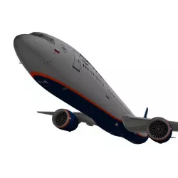 Boeing 777-300ER Aeroflot 3D model