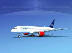 Boeing 787-8 SAS 3D model