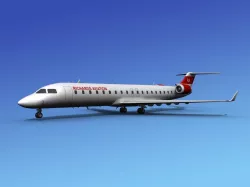 Bombardier CRJ700 Richards Aviation 3D model