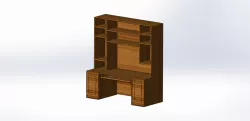 BOOK SHELF WITH COMPUTER TABLE