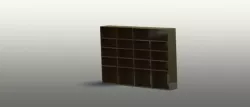 Book shelve 3D model