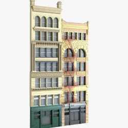 Building Facade 3D model