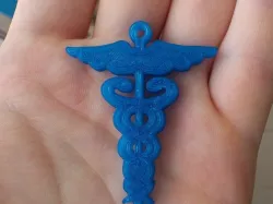 Caduceus Key Fob