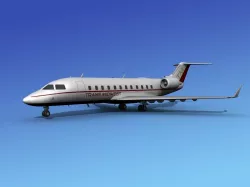Canadair CRJ100 Trans Midwest 3D model