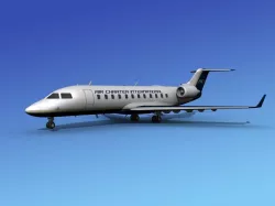 Canadair CRJ200 Air Charter Intl 3D model