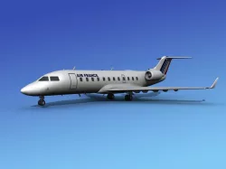 Canadair CRJ200 Air France 3D model