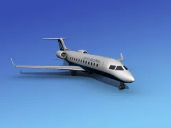 Canadair CRJ200 Atlanta Air Express 3D model