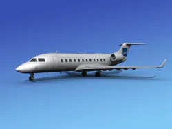 Canadair CRJ200 SAS 3D model