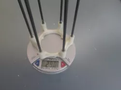 Carbon fibre test space frame