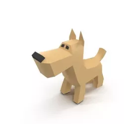Cartoon Dog 3D model