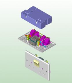 double pole socket 3D Models | Page 1 | STLFinder