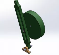 Crank and Slotted Lever Mechanism (animation)