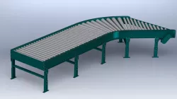 Curved Roller Conveyor