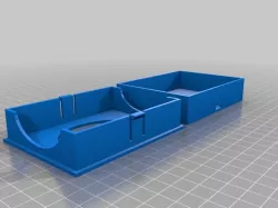 Customizable Card Box with Cutouts