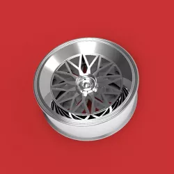 Design of Wheel and Rendering