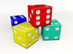 Dice Low-poly  3D model