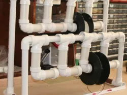 Eight Filament Reel Holder from PVC Pipe