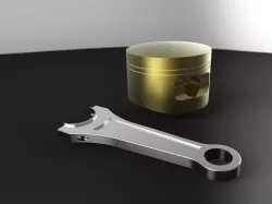 ENGINE PISTON & CONNECTING ROD (CATIA V5R20)