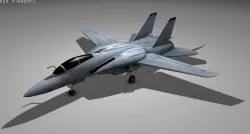 F14 TOMCAT Low-poly  3D model