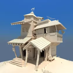 Funny House 3D model