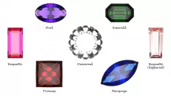 Gem stones Low-poly  3D model