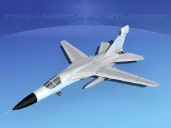 General Dynamics EF-111 Raven Bare Metal 3D model
