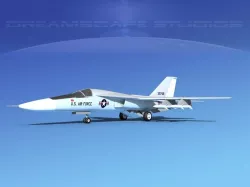 General Dynamics F-111 Aardvark v03 3D model