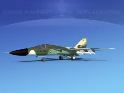 General Dynamics F-111 Aardvark v05 3D model