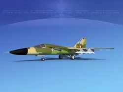 General Dynamics F-111 Aardvark V06 3D model