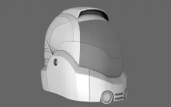 Halo Sci Fi Helmet 3D model