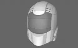 Halo Sci Fi Helmet 3D model