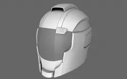 Halo Sci Fi Helmet 3D model