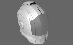 Halo Sci Fi Helmet 3D model