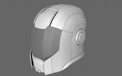 Halo Sci Fi Helmet 3D model