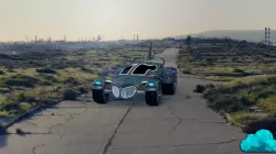 Hexa Car Low-poly  3D model