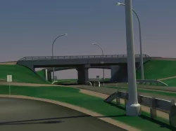 HighWay Overpass 3D model