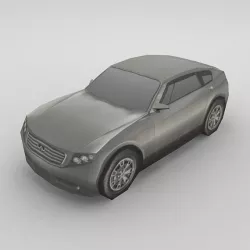 Infiniti Triant Low-poly  3D model