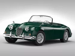 Jaguar XK150 1957-1961 3D model