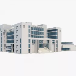 Library 3D model