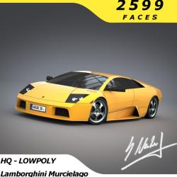 Lamborghini Murcielago HQ LowPoly 3d models 【 STLFinder