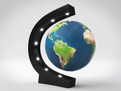 Magnetic earth globe
