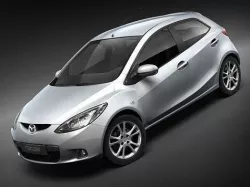 mazda 2 2008-2010 3D model