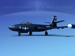 McDonnell F2H2 Banshee V01 3D model