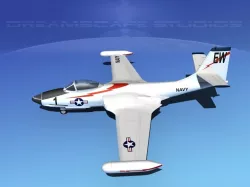 McDonnell F2H2 Banshee V10 3D model