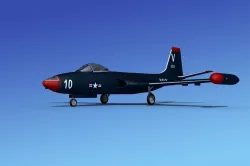 McDonnell F2H4 Banshee V02 3D model