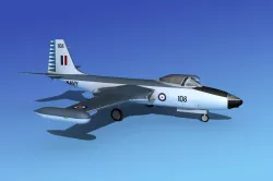McDonnell F2H4 Banshee V14 3D model
