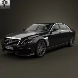 Mercedes-Benz S-Class Brabus 2014 3D model